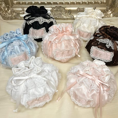 ハンドメイド：ふかふかペーパーポーチ/ペーパーバッグ/トレペ仕上げ ハンドメイド：ふかふかペーパーポーチ/ペーパーバッグ