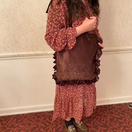 𝐟𝐫𝐢𝐥𝐥 𝐭𝐨𝐭𝐞 𝐛𝐚𝐠 (chocolate brown)