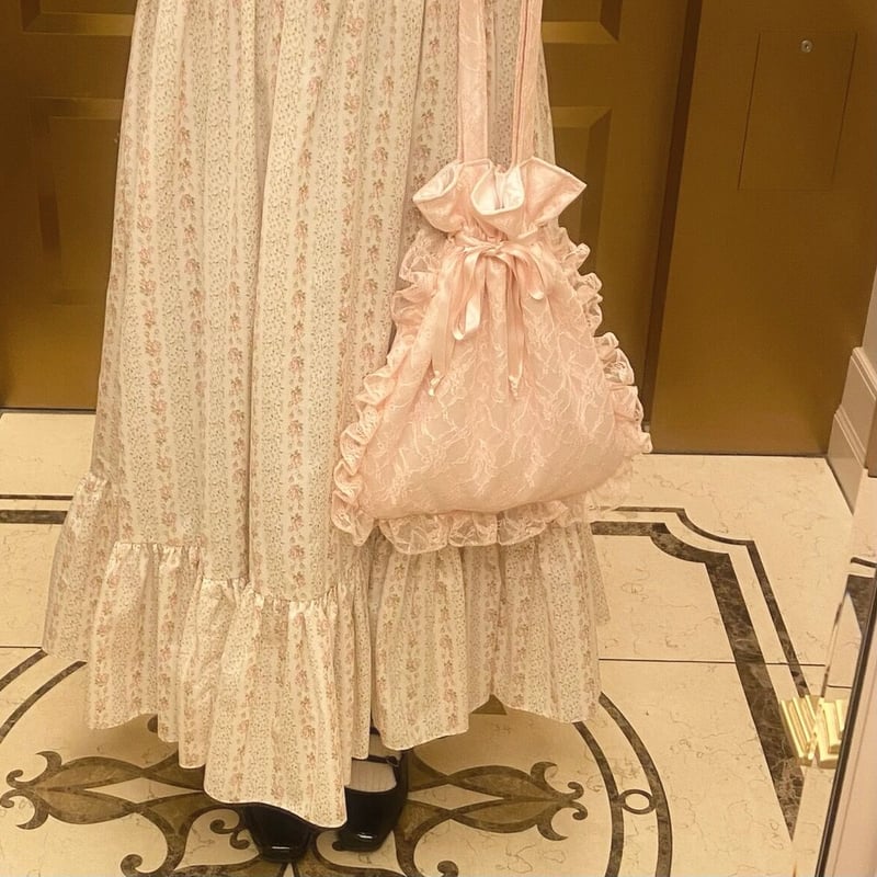 chape様 lace drawstring tote bag | Chape.