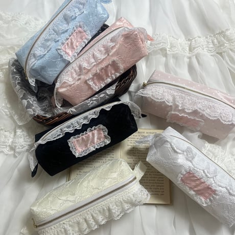 Lace box pen case