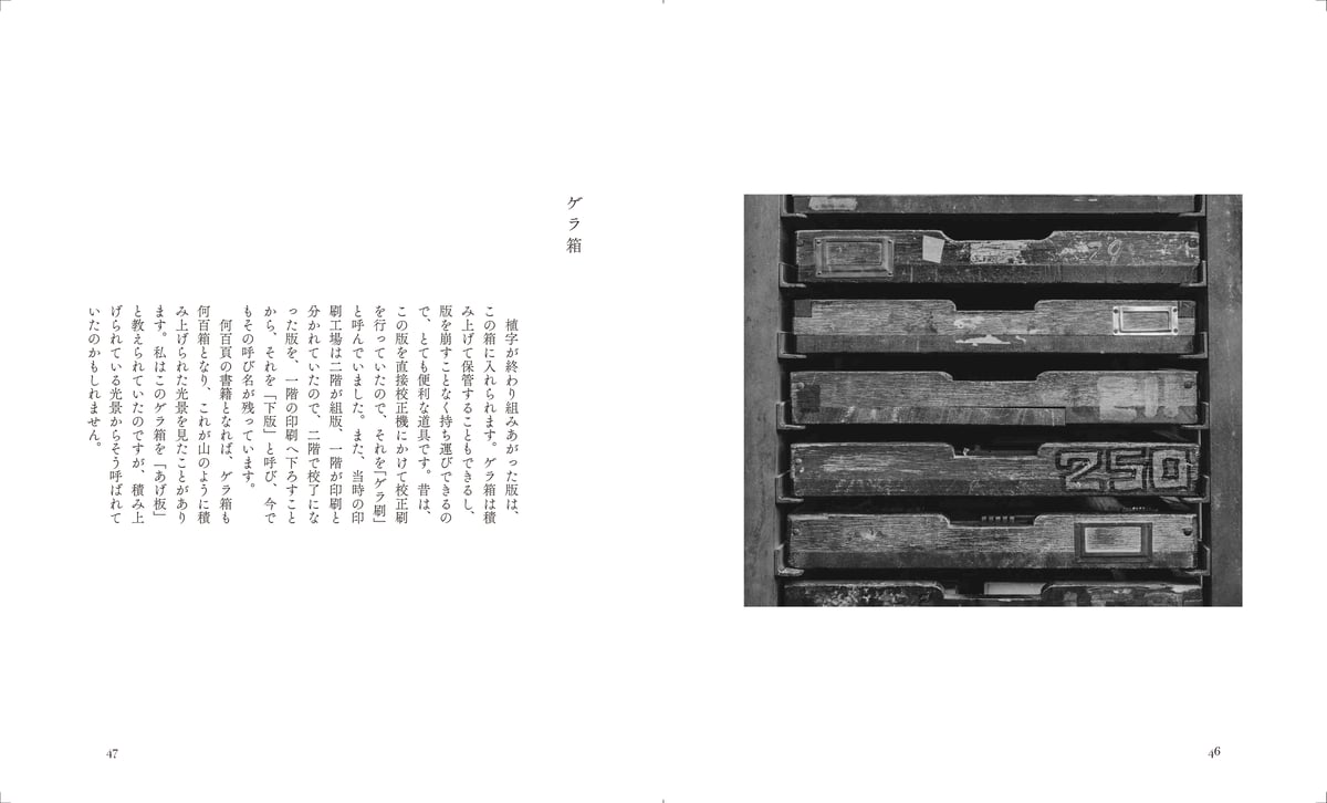村田良平 著／マツダナオキ 写真 『活字を拾う：グラフィックデザイン