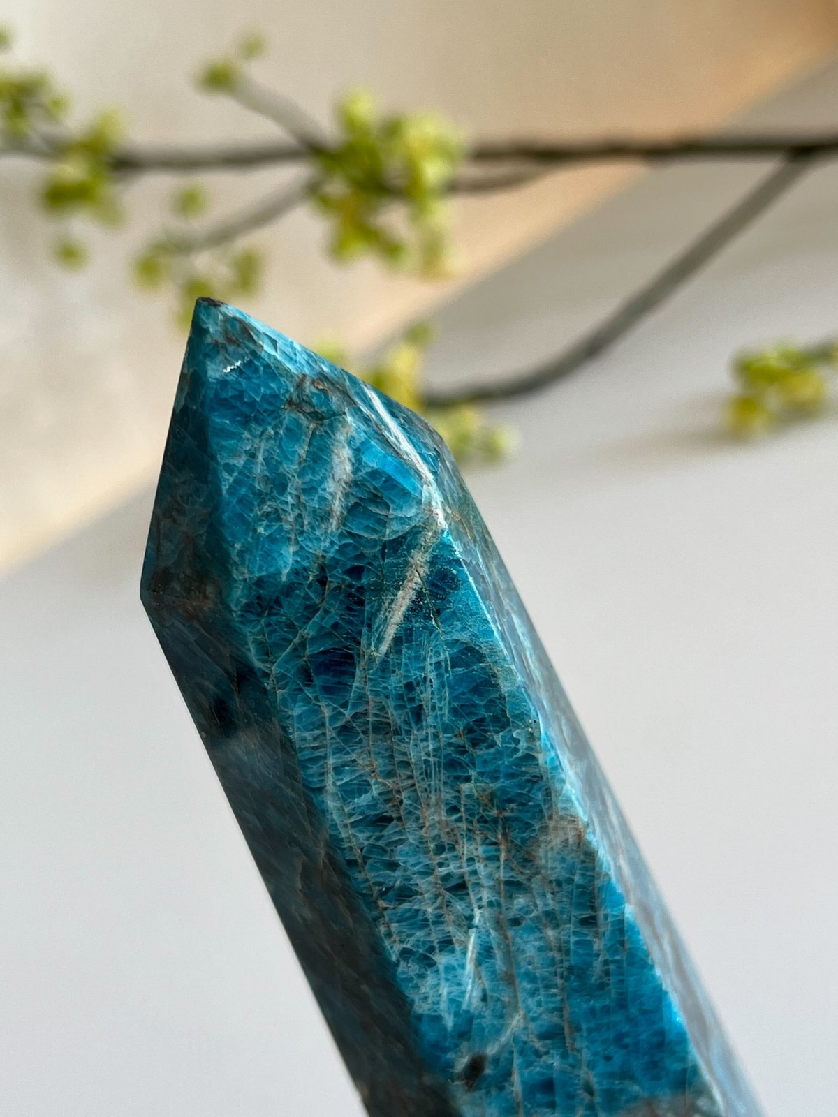 blue aragonite 天然石　タワー 高品質】ブルーアラゴナイト タワー12◇Blue Aragonite◇天然石・鉱物