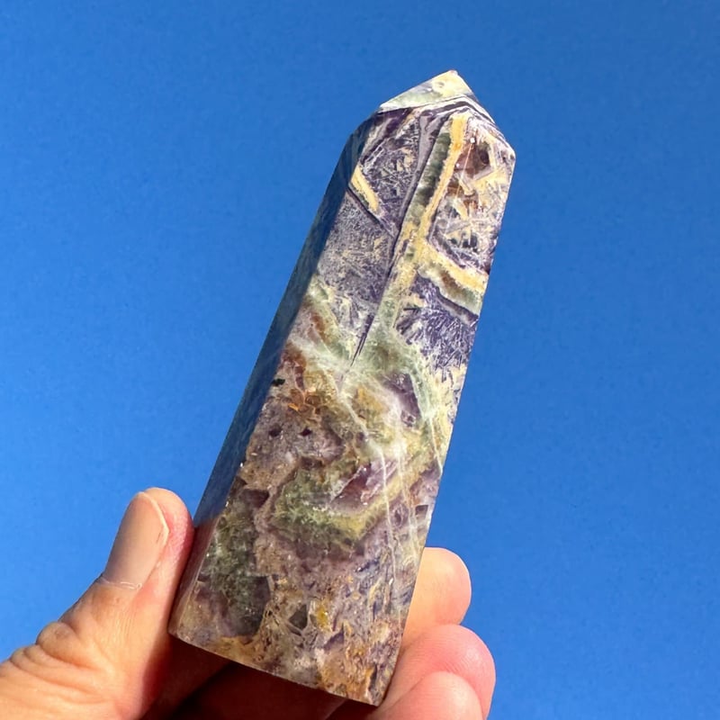 ノーザンライツ フローライト 母岩付き結晶原石✨ 調和の彩石（いろいし）母岩付きフローライト | Studio Kururi