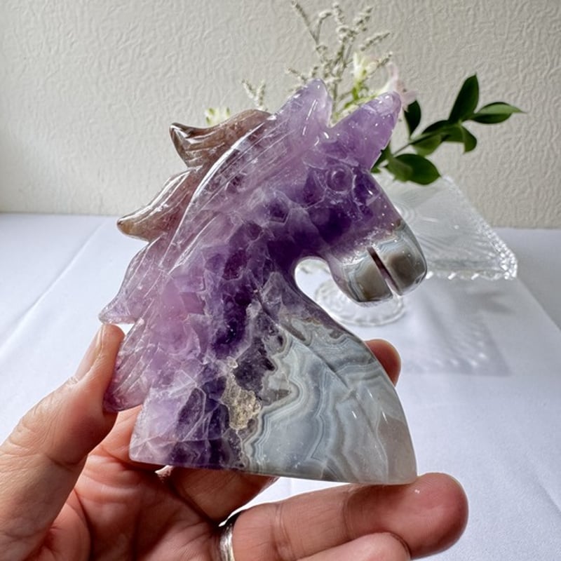 🦄《静かな守護の幻獣──ケープアメジスト・ユニコーン》 𓂃𓈒𓏸