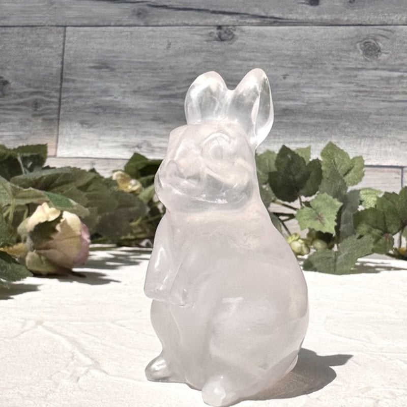 【1941】九尾彫り置物 ローズクォーツ 1941】九尾彫り置物 ローズクォーツ