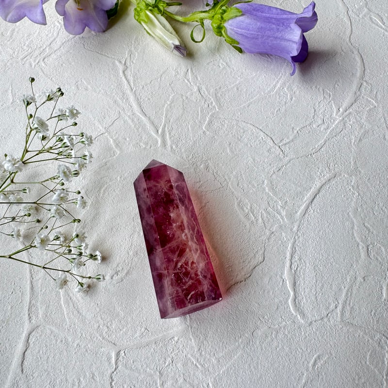 色の奏でるメロディ 赤紫と黄色のフローライト✨ | Studio Kururi