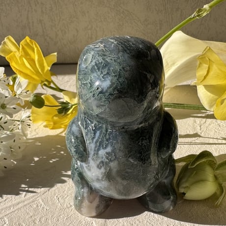 ✨ 「小さな守護竜 〜モスアゲートが宿す大地の力〜」 🦖🌿