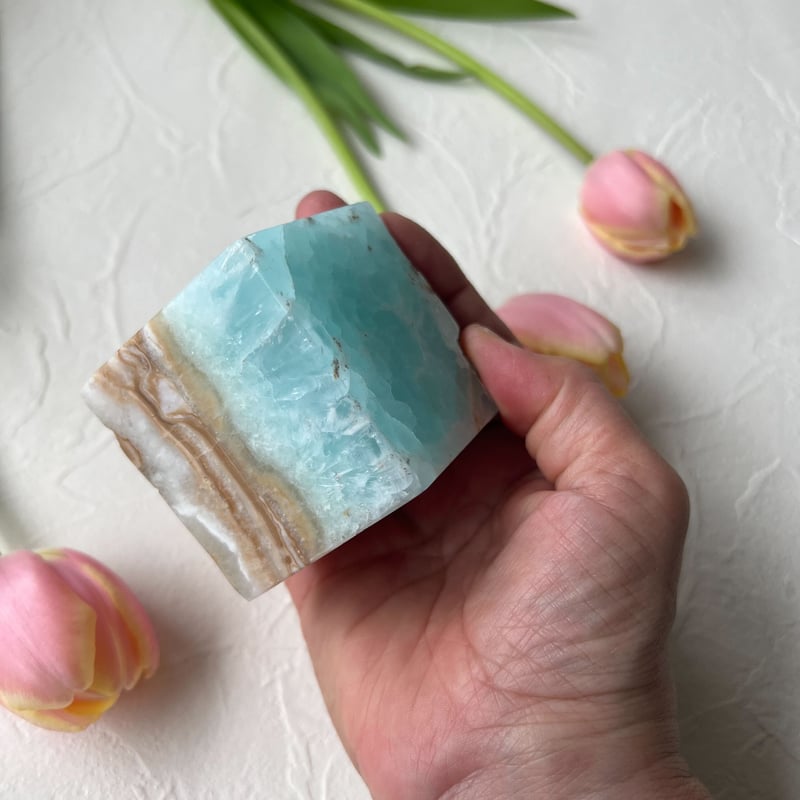 カリビアンブルーカルサイト キューブ ② | Studio Kururi