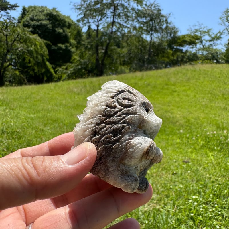 クリスタル・スパイクの幸運のハリネズミ | Studio Kururi