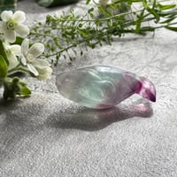 ✨【深海の記憶を泳ぐ】フローライト・クジラの彫刻✨