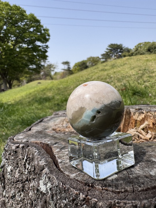 グリーン桜瑪瑙 心地よい癒しの石 🌸💚 | Studio Kururi