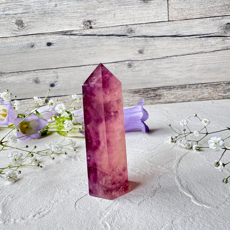 色の奏でるメロディ 赤紫と黄色のフローライト✨ | Studio Kururi