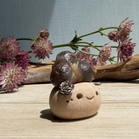 《どんな形でも笑っている　－　ボトリオイダルカルセドニー》（カルセドニーノジュール）
