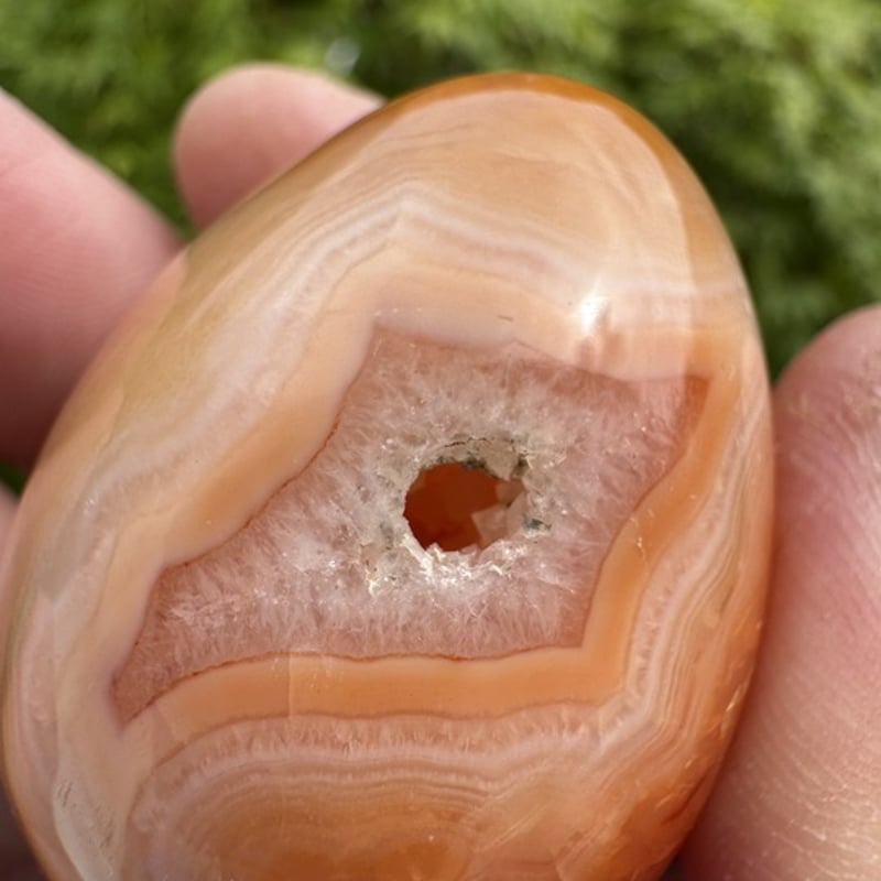 🍊✨幸せのスピーカーストーン ─カーネリアンエッグ with