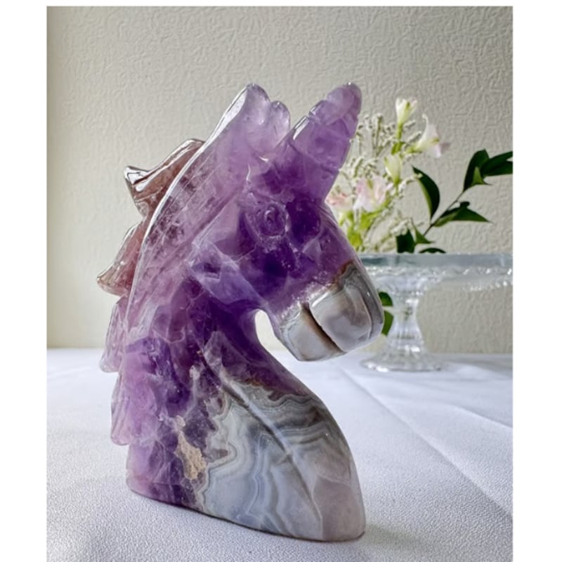 🦄《静かな守護の幻獣──ケープアメジスト・ユニコーン》 𓂃𓈒𓏸