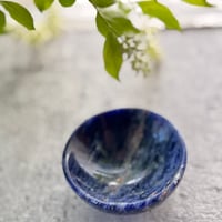 《想いを受けとめる青の器》ソーダライト・小皿