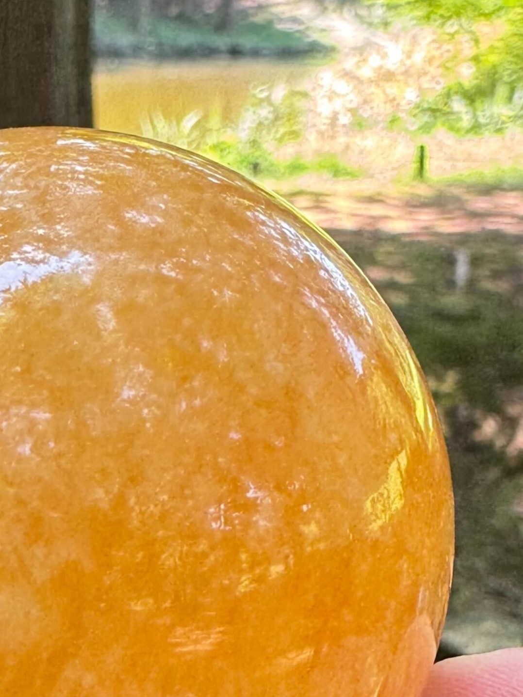 🌼陽だまりの欠片 ─ イエローカルサイトスフィア 吸込まれそうな美