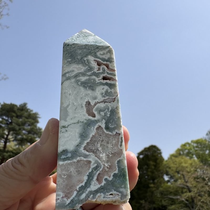 🌸ピンクモスアゲート ～心の庭に咲く、小さな気づきと癒しの結晶