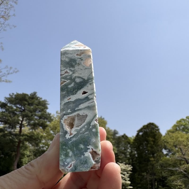 🌸ピンクモスアゲート ～心の庭に咲く、小さな気づきと癒しの結晶