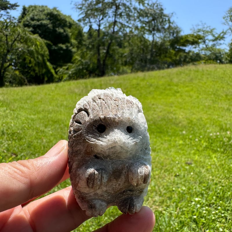 クリスタル・スパイクの幸運のハリネズミ | Studio Kururi