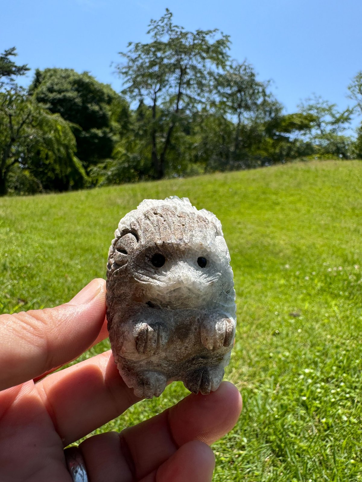 クリスタル・スパイクの幸運のハリネズミ | Studio Kururi