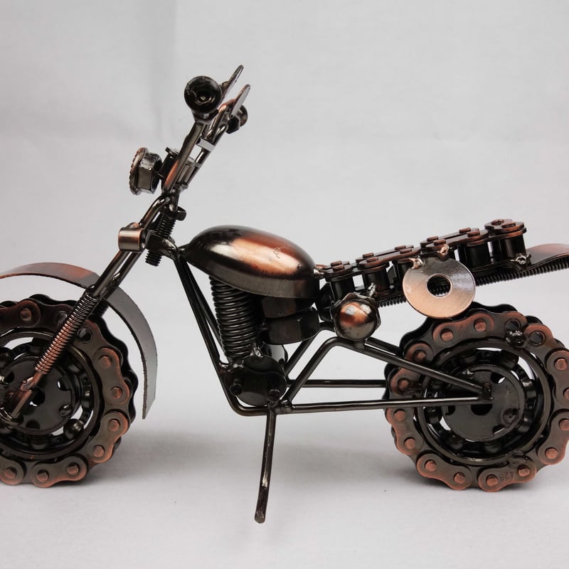 ハンドメイド メタルクラフト アメリカンバイク フィギュア L02 ハンドメイド メタルクラフト アメリカンバイク フィギュア L02