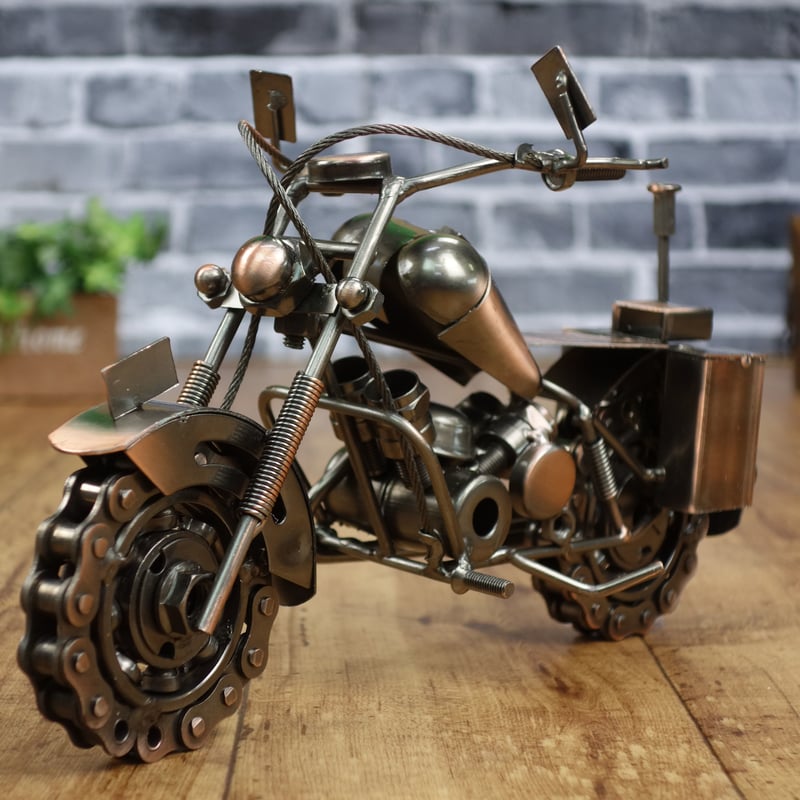 おもちゃ バイク 金属工芸 作家物 メタルクラフト おもちゃ バイク 金属工芸 作家物 メタルクラフト