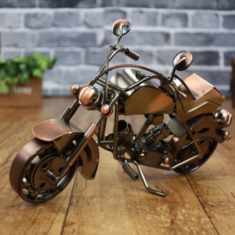 ハンドメイド メタルクラフト アメリカンバイク フィギュア M01 ハンドメイド メタルクラフト アメリカンバイク フィギュア M01