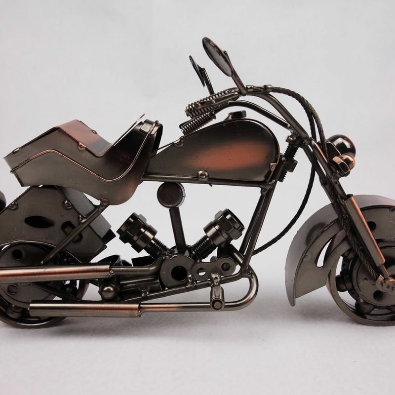 ハンドメイド メタルクラフト アメリカンバイク フィギュア M01 ハンドメイド メタルクラフト アメリカンバイク フィギュア M01