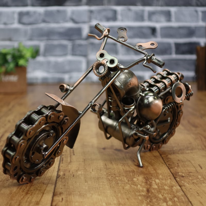 おもちゃ バイク 金属工芸 作家物 メタルクラフト おもちゃ バイク 金属工芸 作家物 メタルクラフト - メルカリ