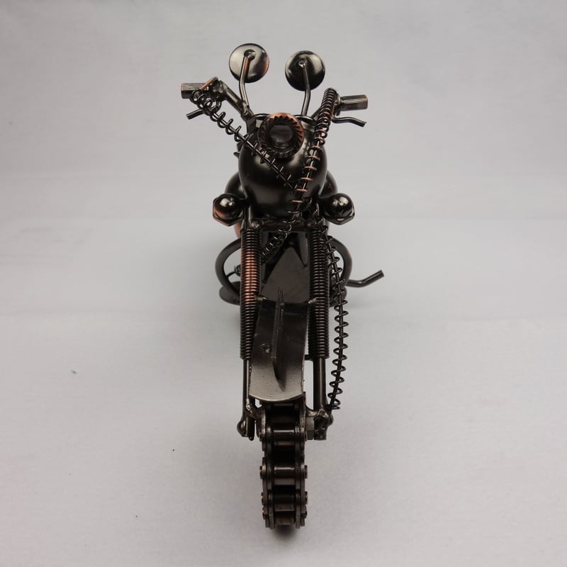 ハンドメイド メタルクラフト アメリカンバイク フィギュア L03