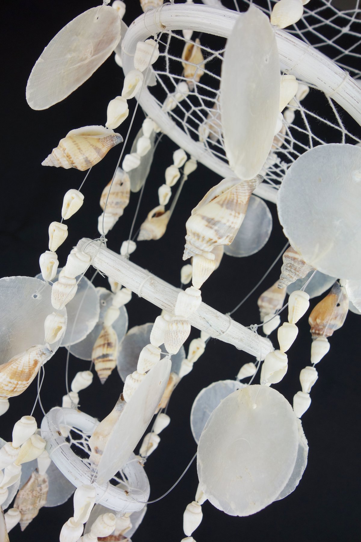 ドリームキャッチャー カピスシェル 白 | Asian Taste