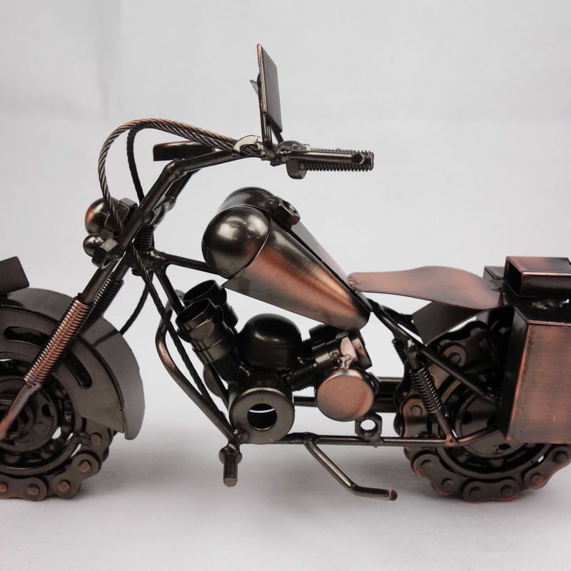 メタルフィギュア COOL×L 4点セット ハンドメイド メタルクラフト アメリカンバイク フィギュア L04