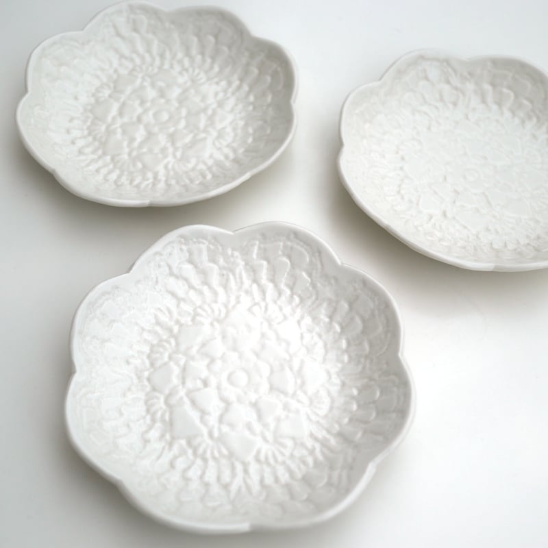 レースのお皿 | po-to-bo