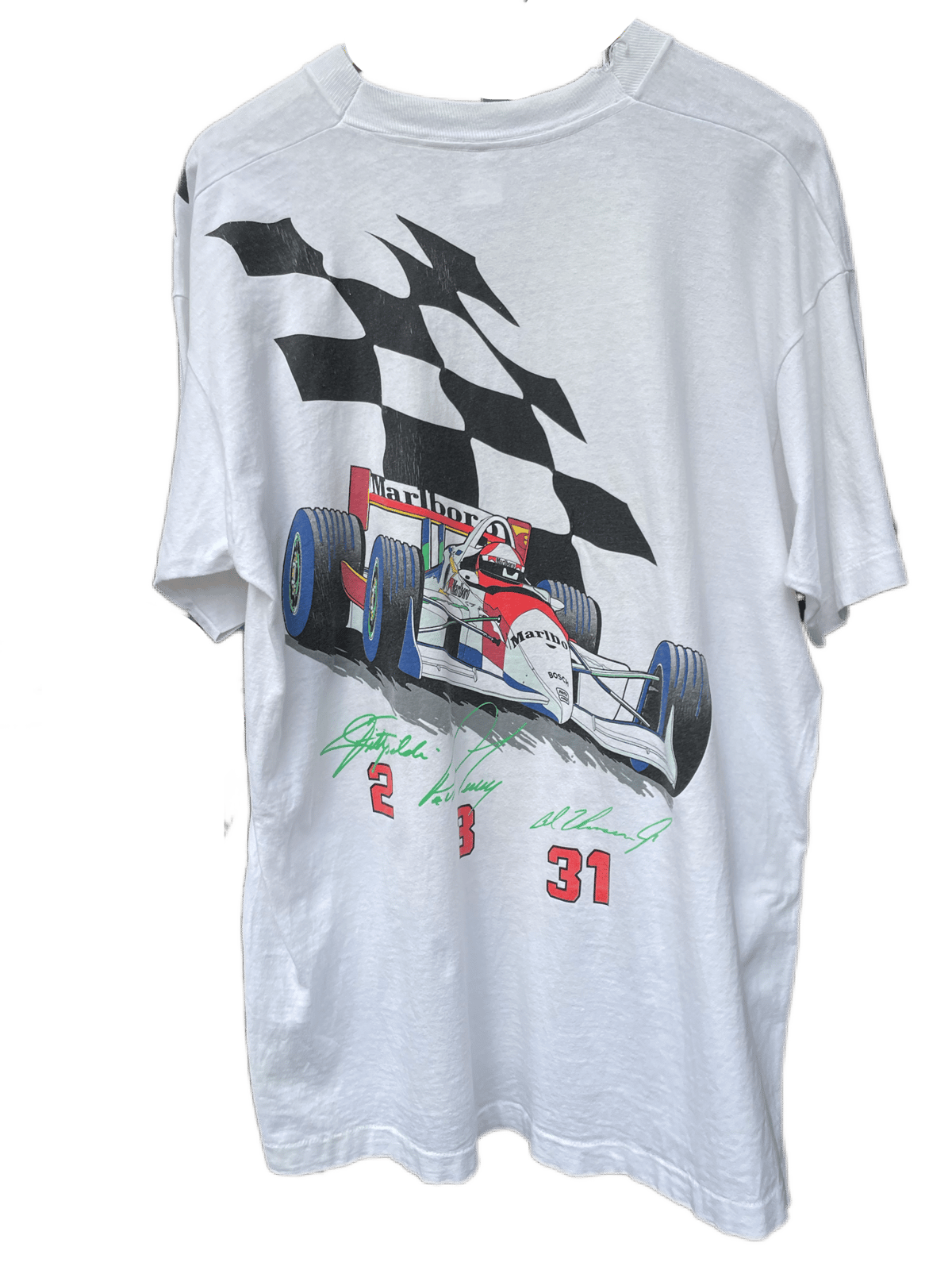 90s Marlboro レーシングTシャツ マルボロ ヴィンテージ　希少です 90sヴィンテージUSA製 マルボロレーシングTシャツ 赤 XLシングル