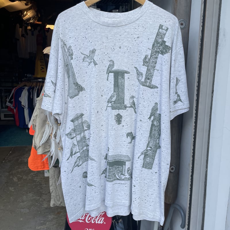 rel・e・vant products 総柄鳥 Tシャツ ©️1994 | usedselec