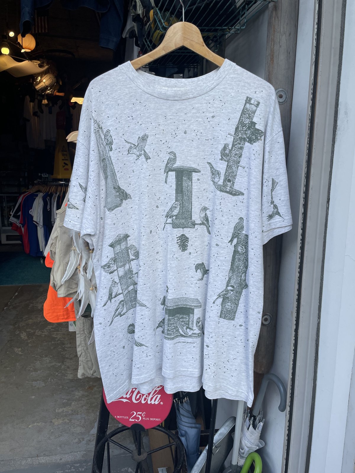 rel・e・vant products 総柄鳥 Tシャツ ©️1994 | usedselec