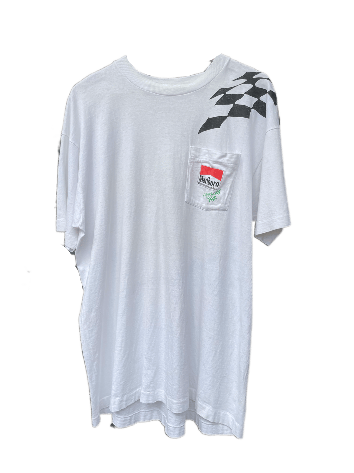 90s MARLBORO グッドレギュラー tシャツ　ホワイト　半袖　胸ロゴ　白 90s MARLBORO グッドレギュラー tシャツ ホワイト 半袖 胸ロゴ