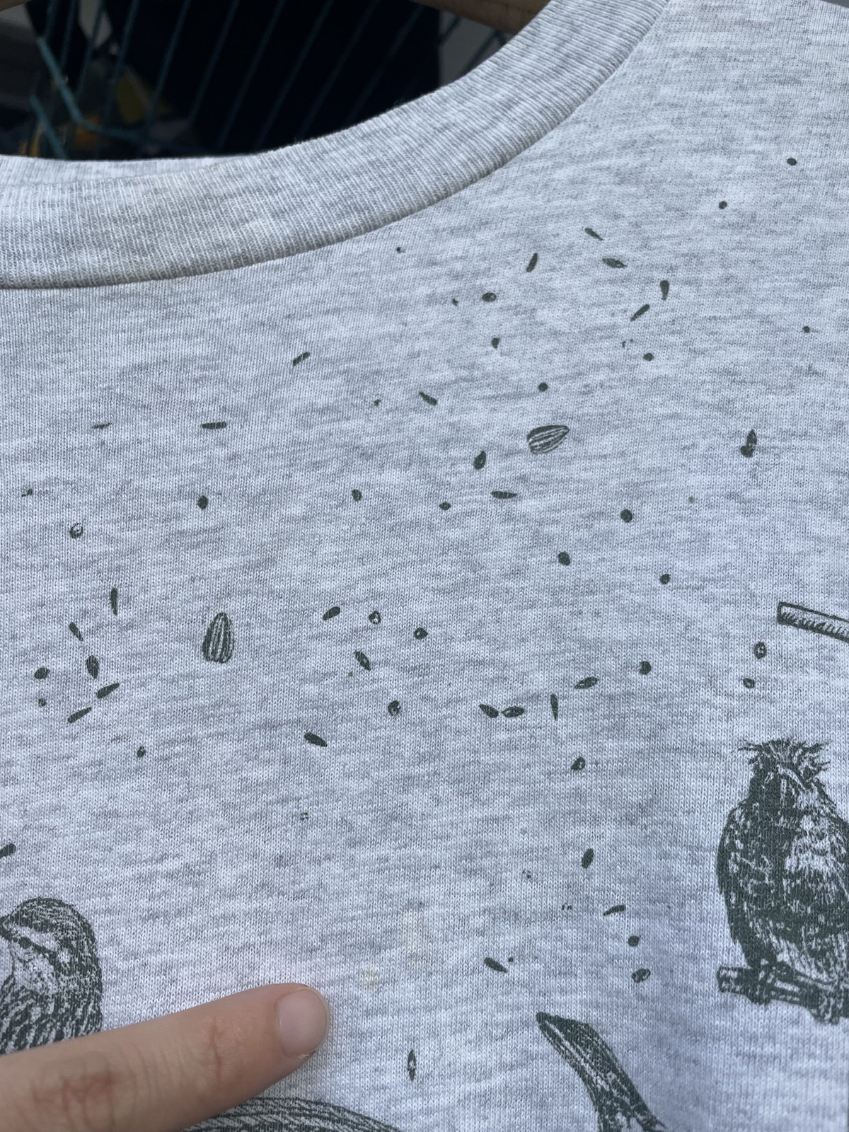 rel・e・vant products 総柄鳥 Tシャツ ©️1994 | usedselec