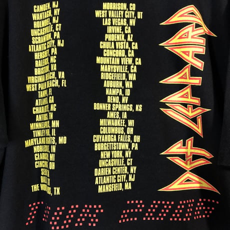 DEF LEPPARD 2006年ツアーTシャツ