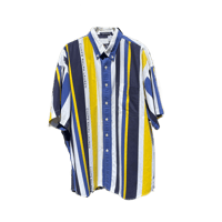 CHAPS RALPH LAUREN  ストライプ半袖シャツ