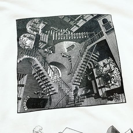 M.C.Escher ©️91 マルチ　ロンT