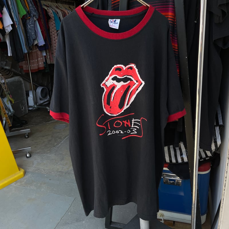 00s THE ROLLING STONES 2002 RS TOUR Tシャツ 00s The Rolling Stones 2002-03 T-shirt | 古着屋 grin days