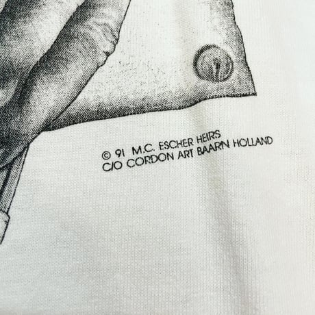 M.C.Escher ©️91 マルチ　ロンT