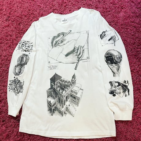 M.C.Escher ©️91 マルチ　ロンT