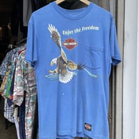 HARLEY-DAVIDSON 水色ポケT　©️1990