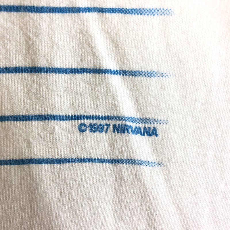 NIRVANA 1997 Tシャツ NIRVANA ©️1997年 Tシャツ | usedselect JAMRUE