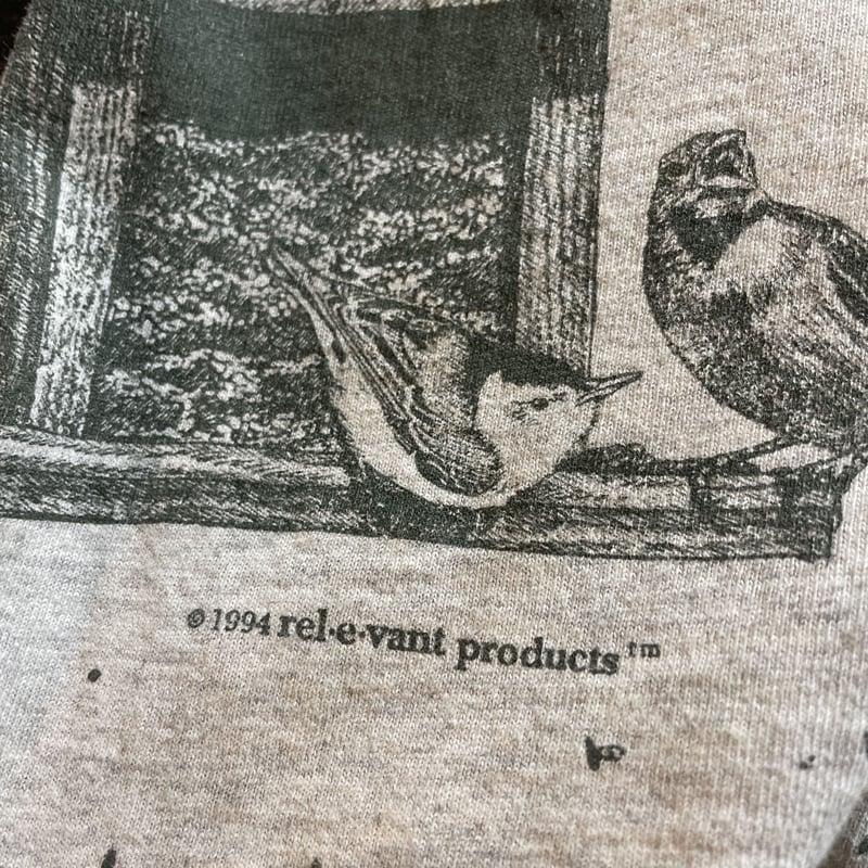 rel・e・vant products 総柄鳥 Tシャツ ©️1994 | usedselec