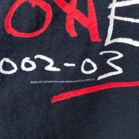 the Rolling Stones 2002-03 SATISFACTION tour tee