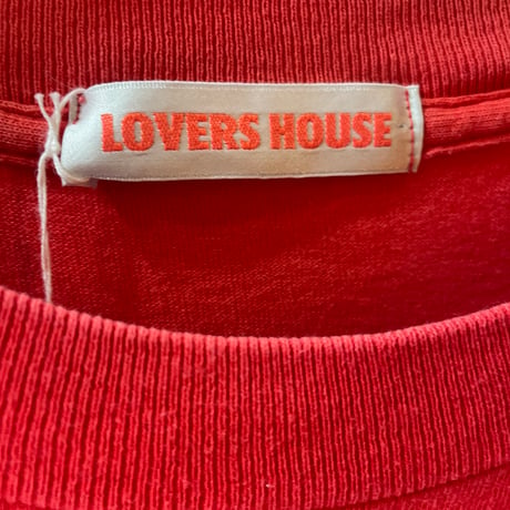LOVERS HOUSE Tシャツ　赤